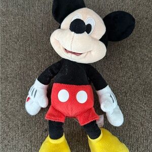 Disney Mickey Mouse Plush - Black, Red, Yellow